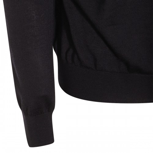 BLUE WOOL KNITWEAR
