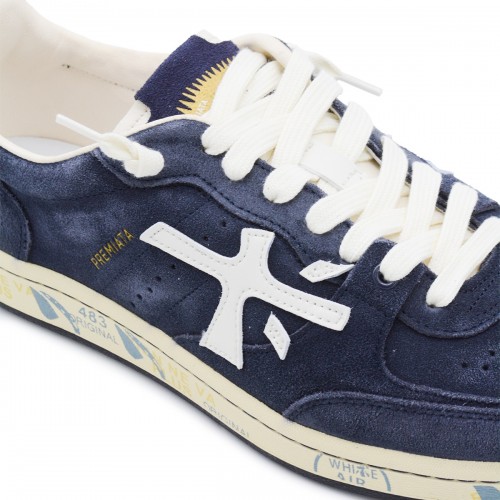 NAVY BASKET CLAY SNEAKERS