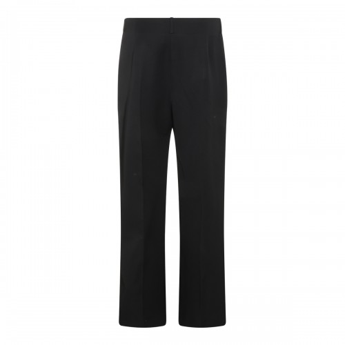 BLACK WOOL PANTS 2