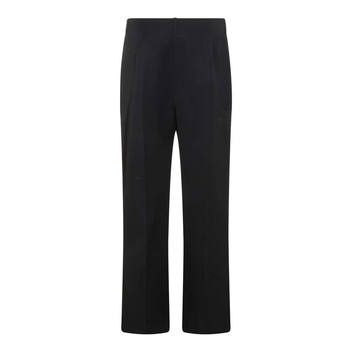 BLACK WOOL PANTS
