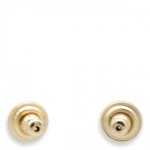 GOLD TONE METAL EARRINGS 2