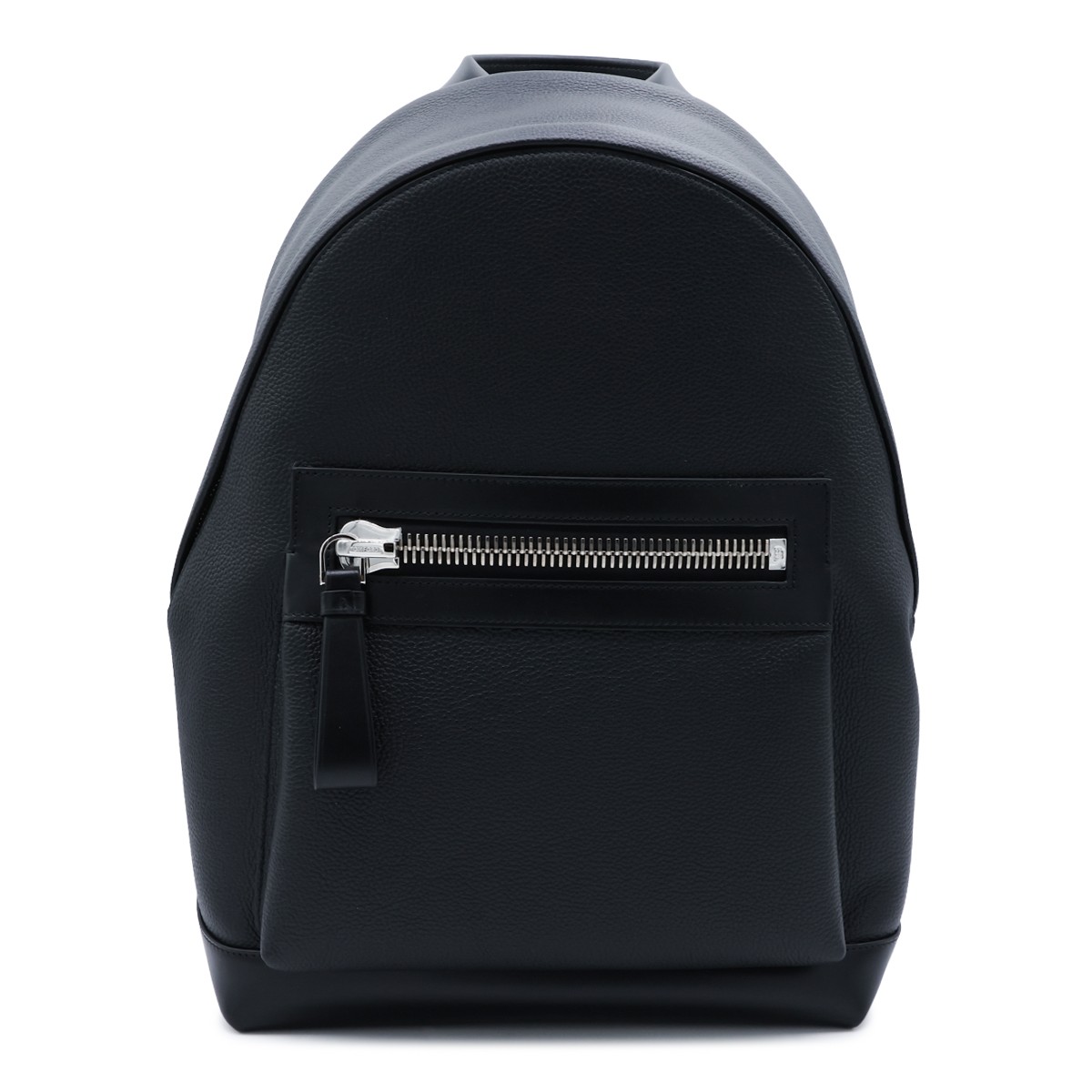 BLACK LEATHER BACKPACK