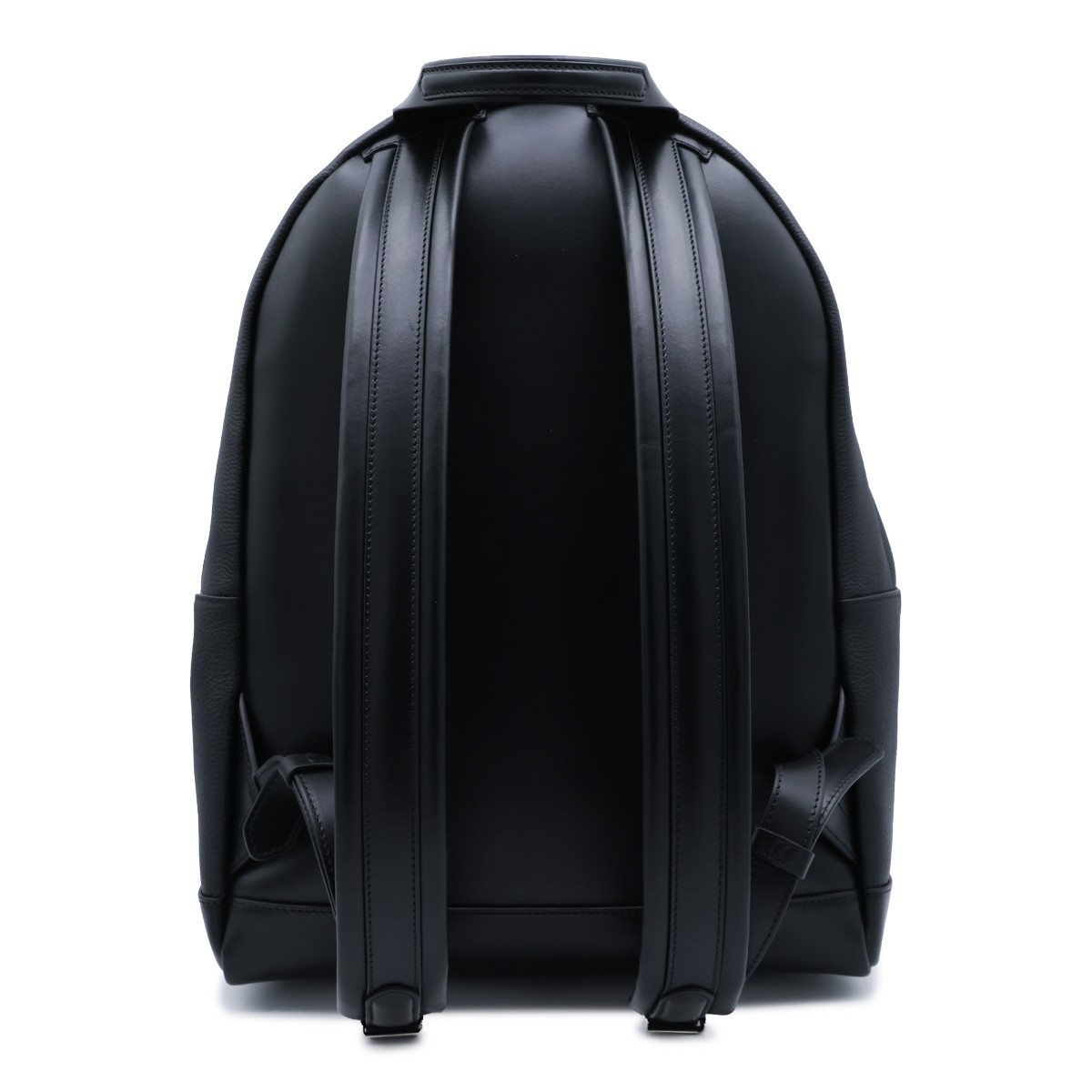 BLACK LEATHER BACKPACK