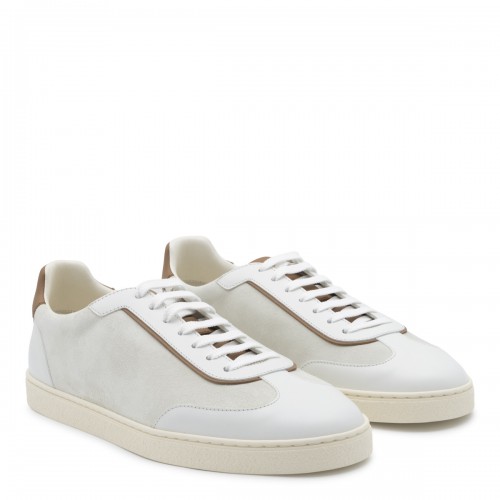 OFF WHITE LEATHER SNEAKERS 2