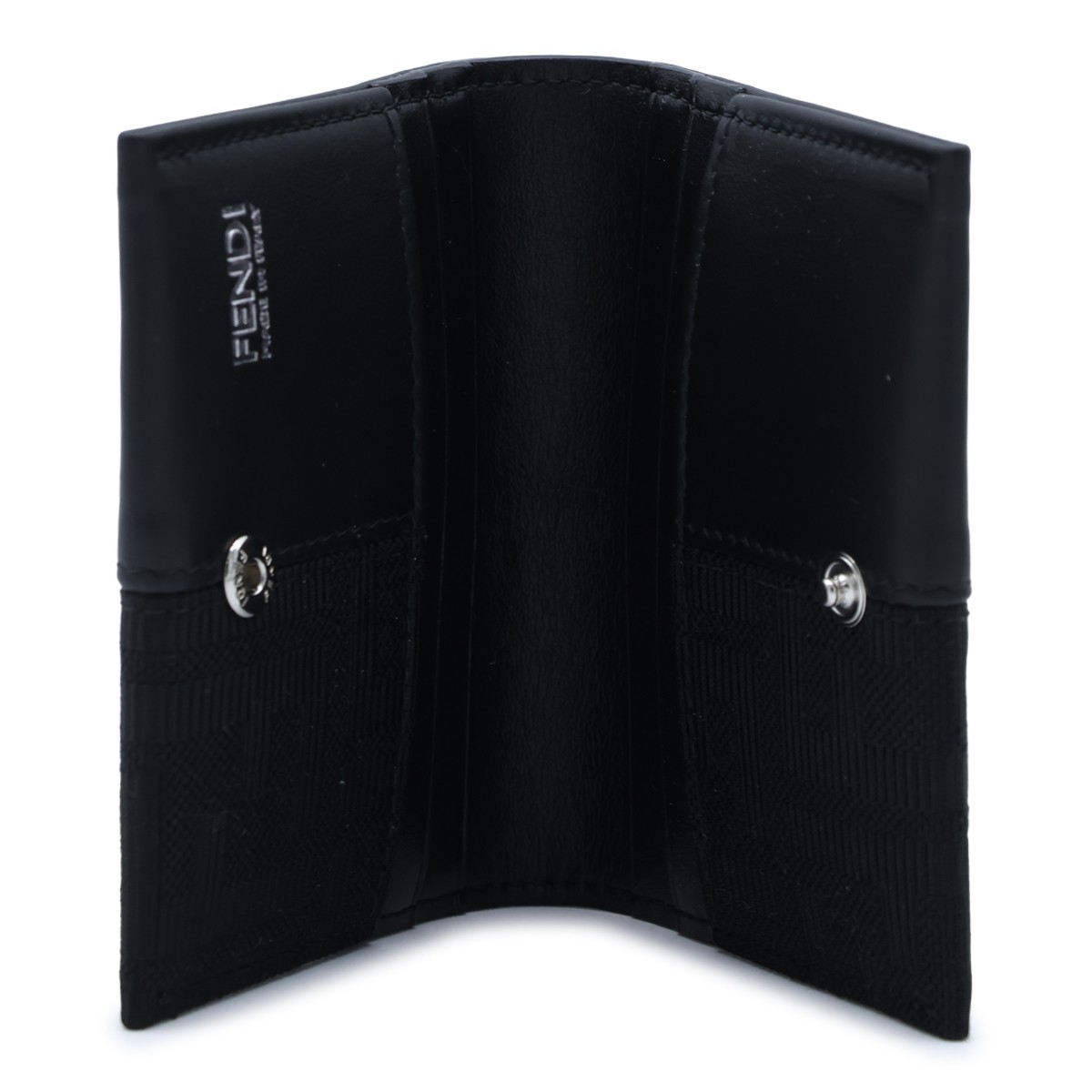 BLACK LEATHER CARD HOLDER