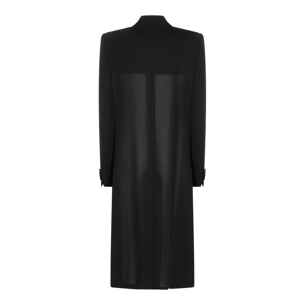 BLACK WOOL COAT