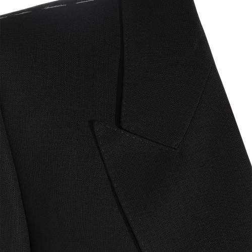 BLACK WOOL COAT