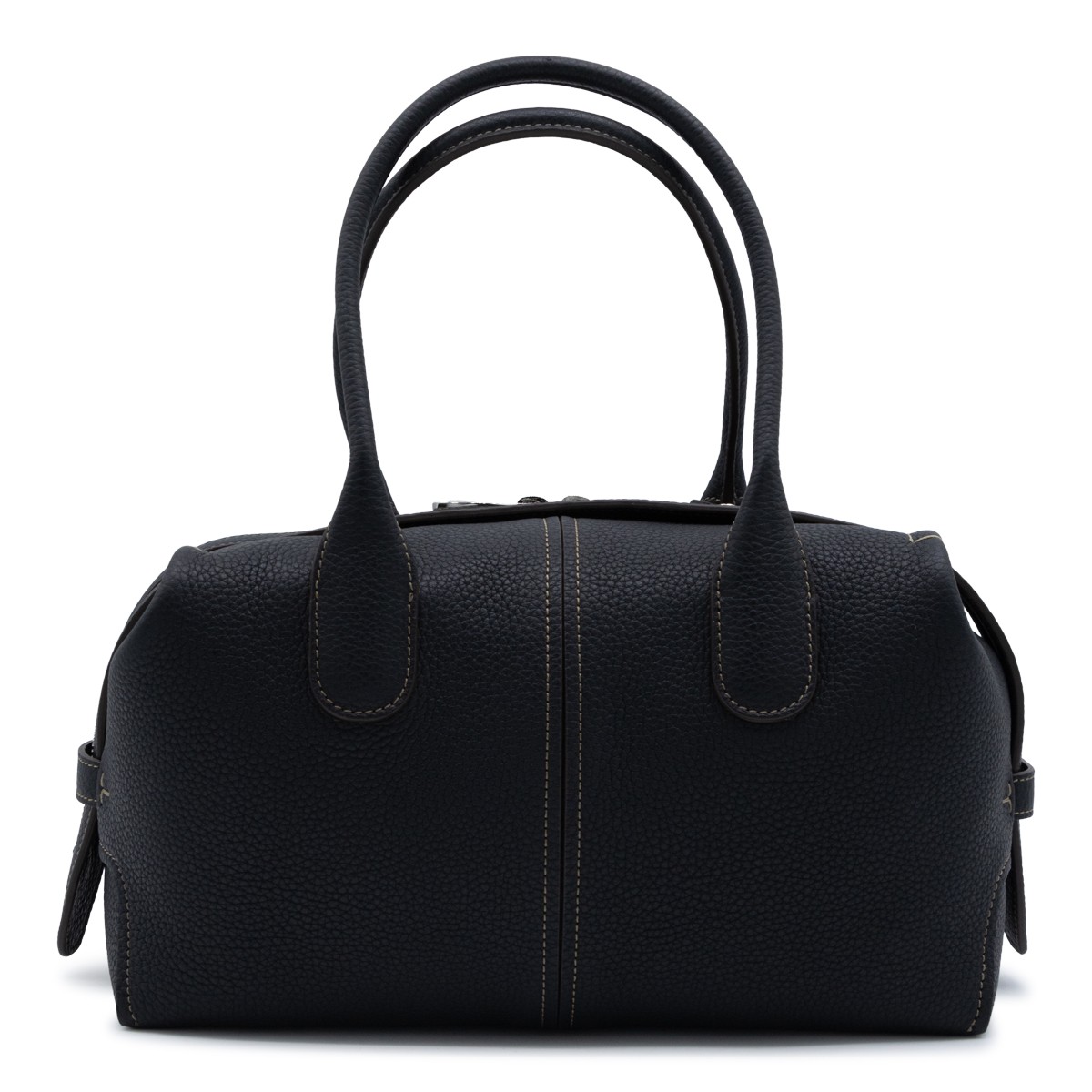 BLACK LEATHER DBK TOP HANDLE BAG