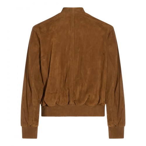 TOBACCO LEATHER AMI DE COEUR JACKET