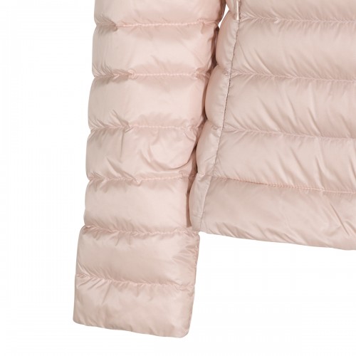 PINK PUFFER IGELHOOD DOWN JACKET