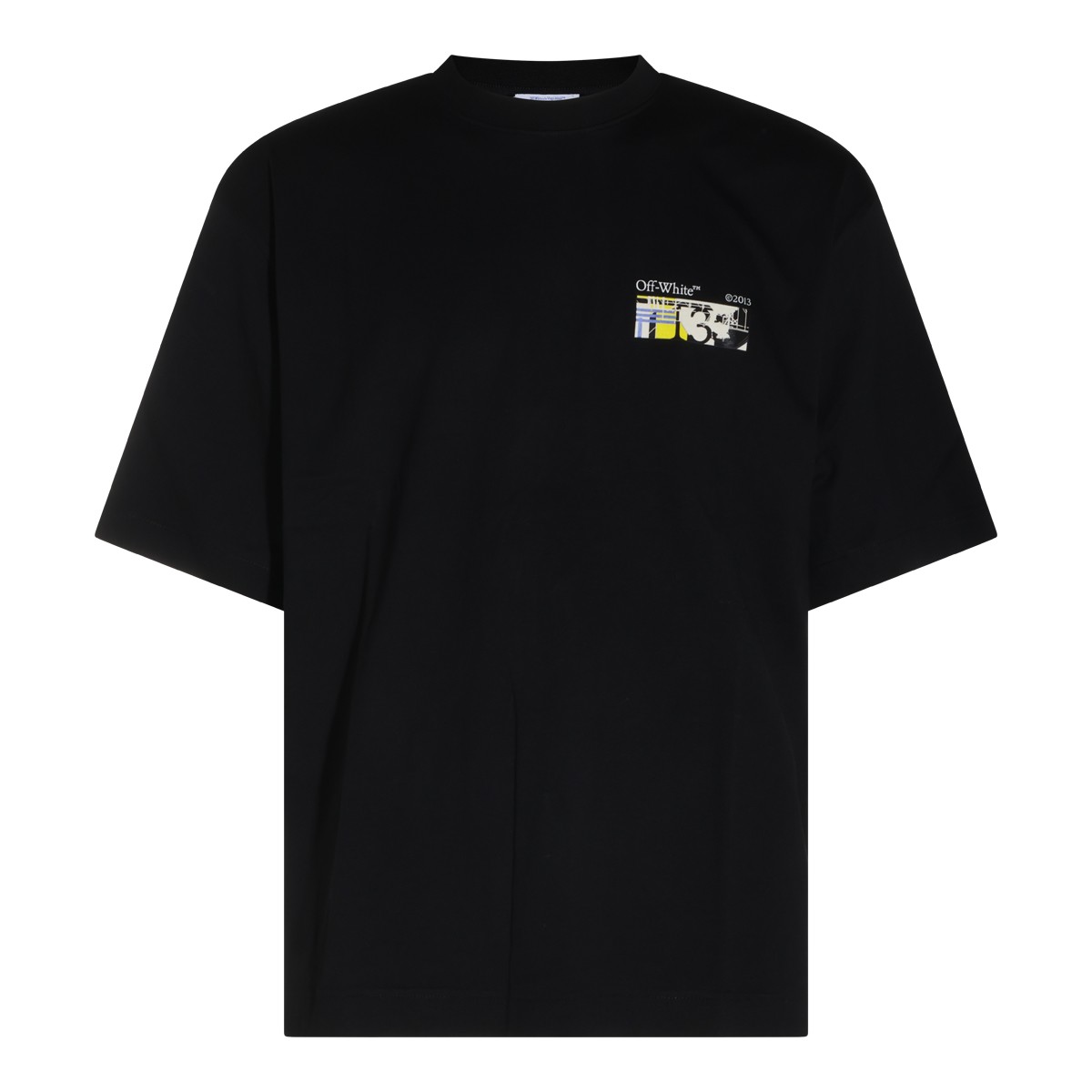BLACK COTTON ARROWS T-SHIRT