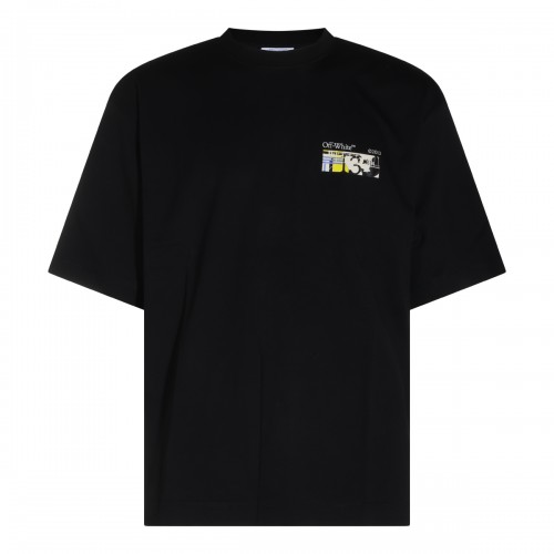 BLACK COTTON ARROWS T-SHIRT