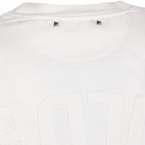 WHITE COTTON T-SHIRT