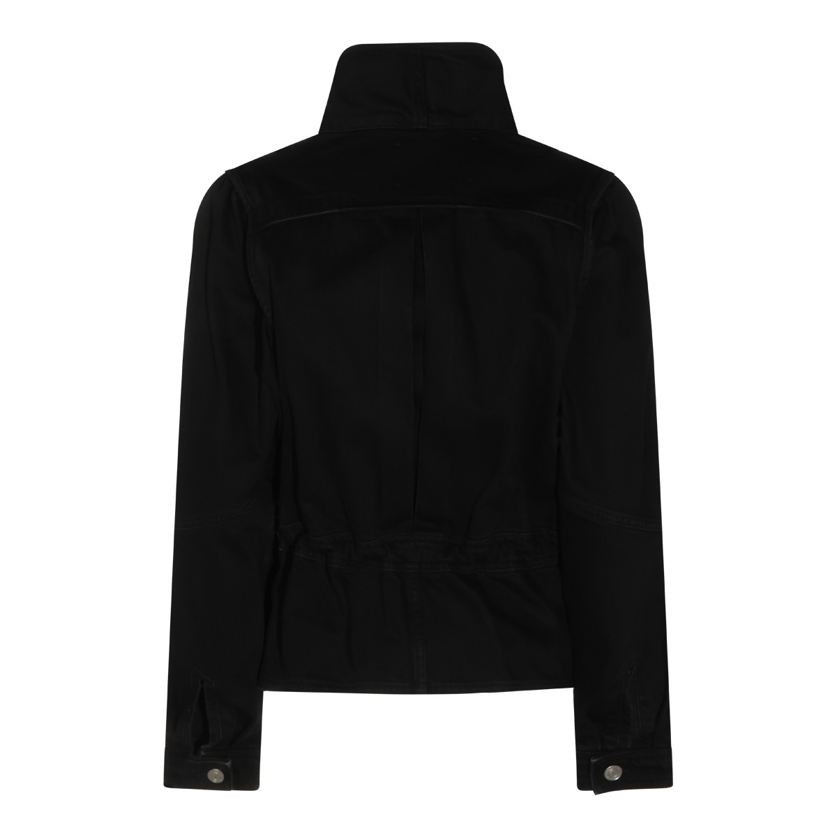 BLACK COTTON DENIM JACKET