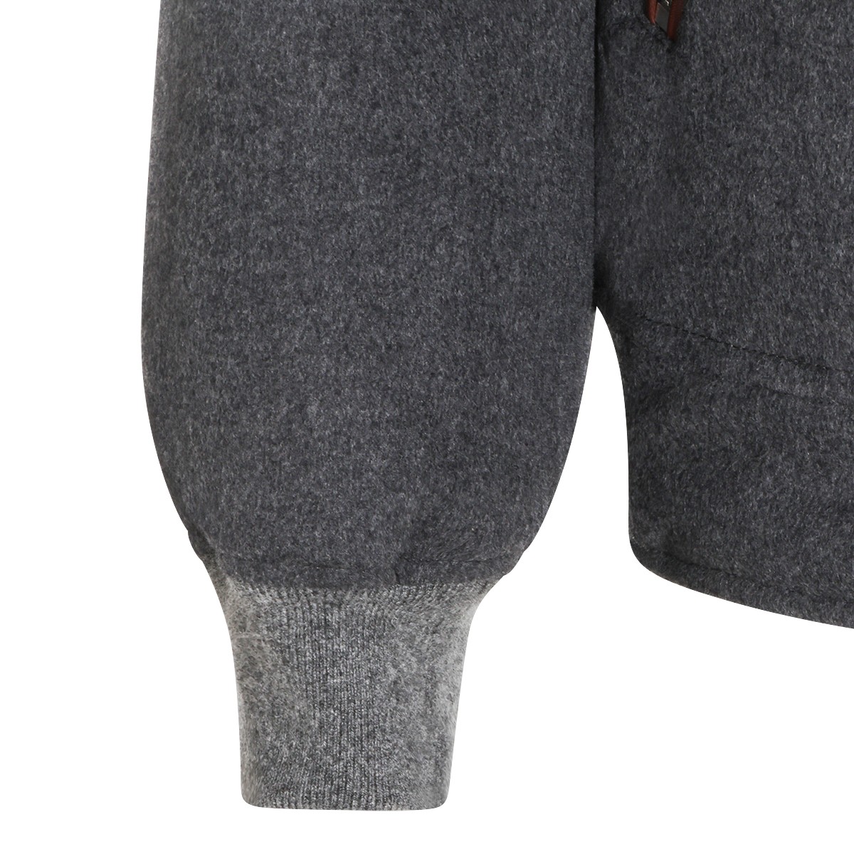 DARK GREY WOOL DOWN JACKET