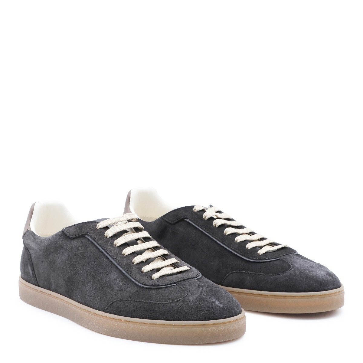 BROWN SUEDE SNEAKERS