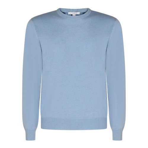 MALO BLUE CASHMERE SWEATER