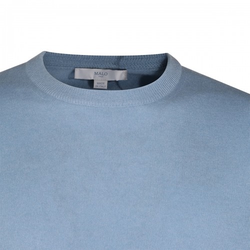 MALO BLUE CASHMERE SWEATER