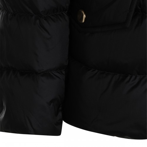 BLACK PUFFER RAIES DOWN JACKET