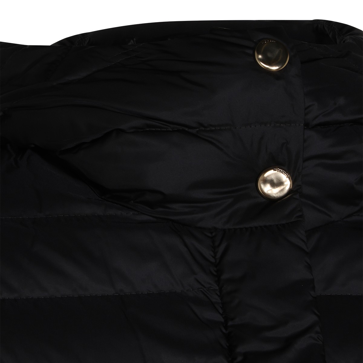 BLACK PUFFER RAIES DOWN JACKET