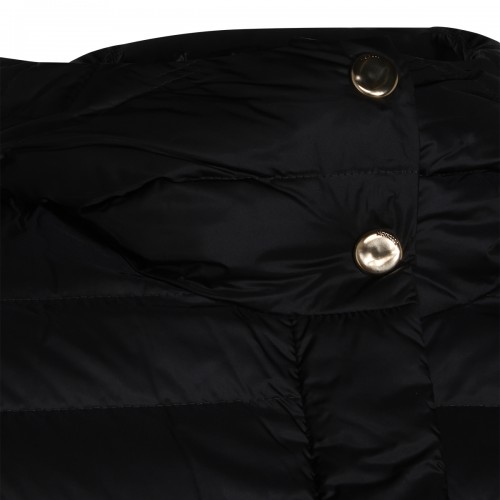 BLACK PUFFER RAIES DOWN JACKET