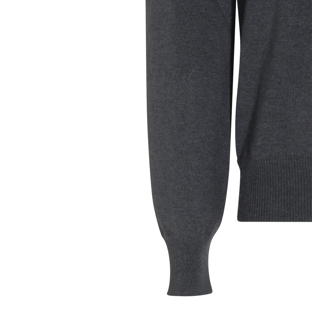 IRON GREY CASHMERE SWEATER