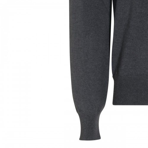 IRON GREY CASHMERE SWEATER