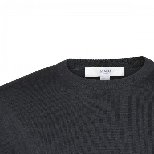 IRON GREY CASHMERE SWEATER
