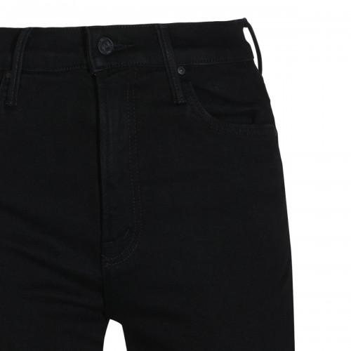 BLACK COTTON THE KICK JEANS