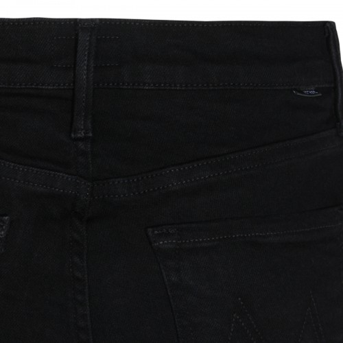 BLACK COTTON THE KICK JEANS