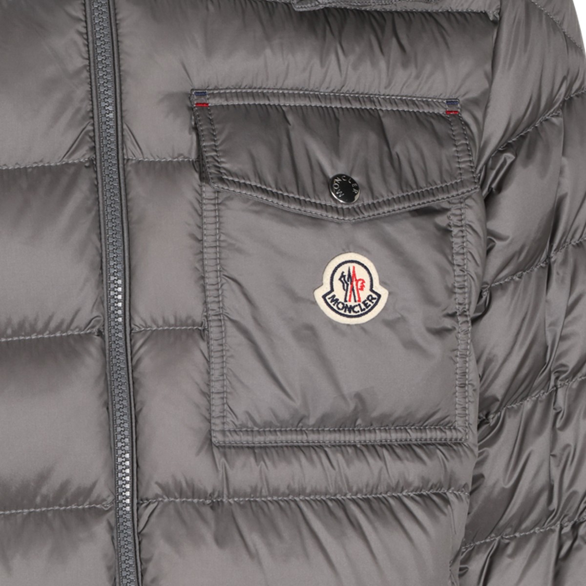 GREY PUFER VERITH DOWN JACKET
