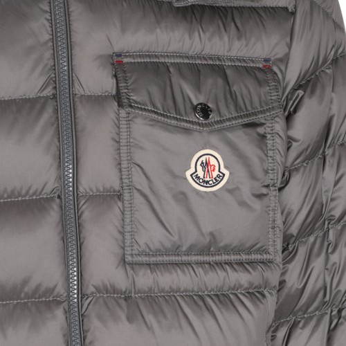 GREY PUFER VERITH DOWN JACKET