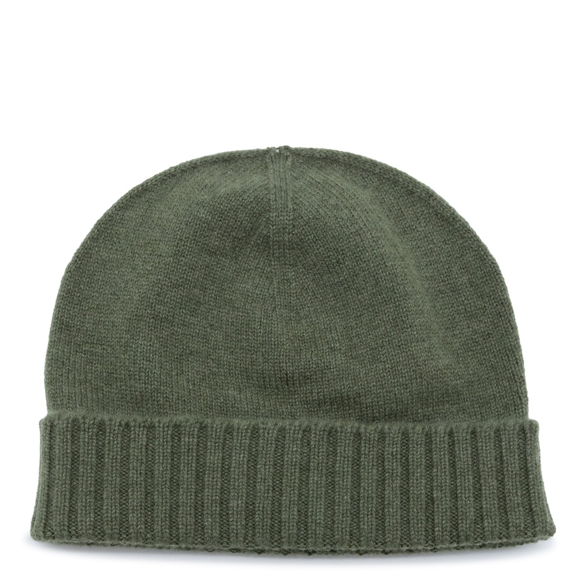 GREEN CASHMERE BEANIE
