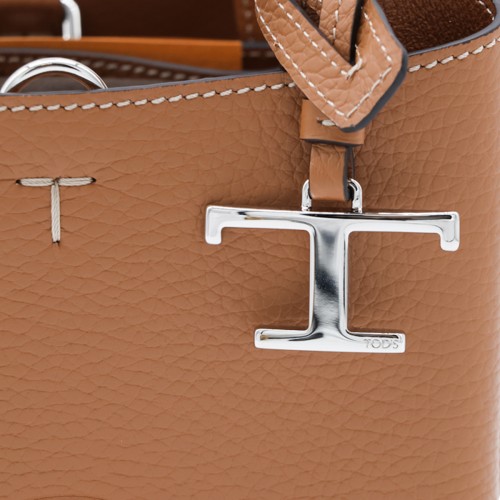DARK BROWN LEATHER APA MICRO TOTE