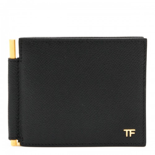 BLACK LEATHER WALLET