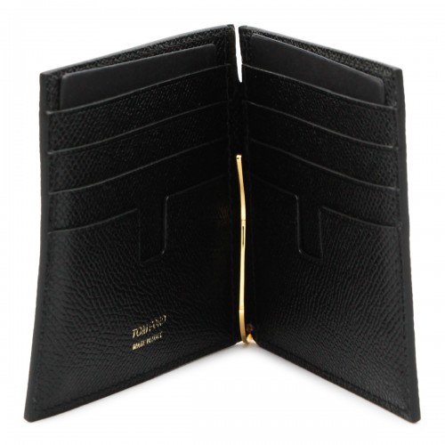 BLACK LEATHER WALLET
