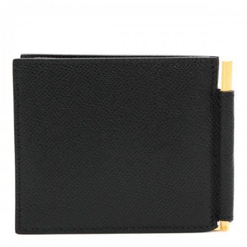 BLACK LEATHER WALLET