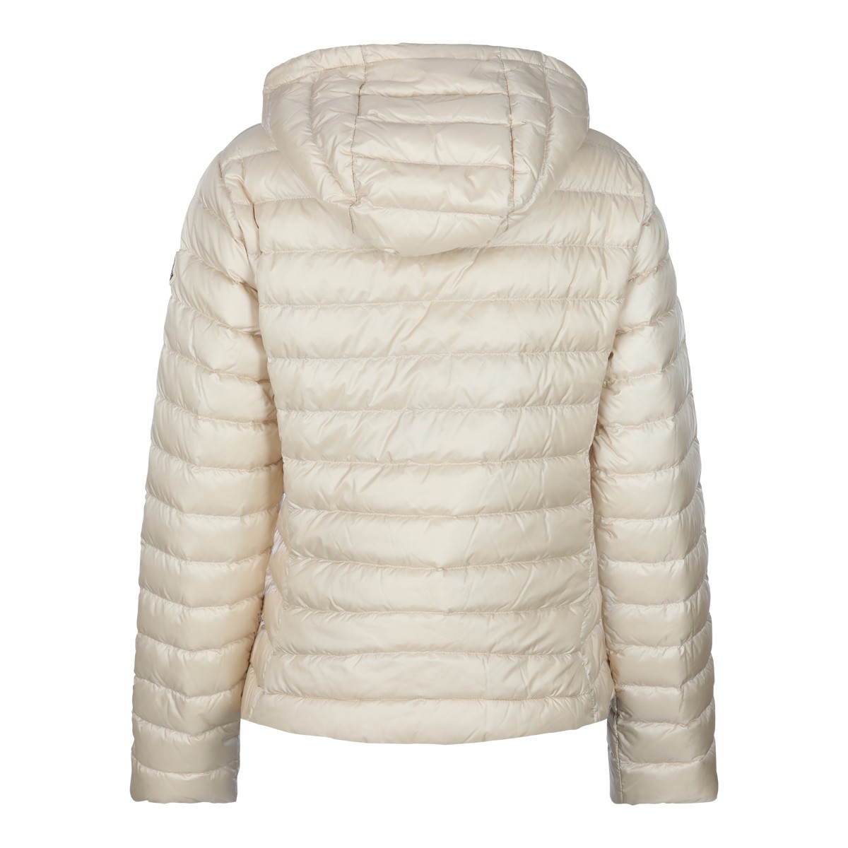 BEIGE PUFFER IGELHOOD DOWN JACKET