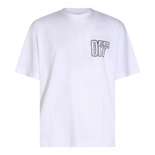 WHITE COTTON T-SHIRT