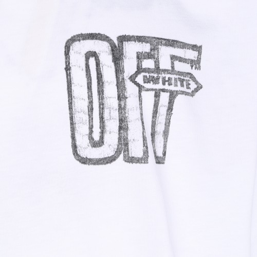 WHITE COTTON T-SHIRT