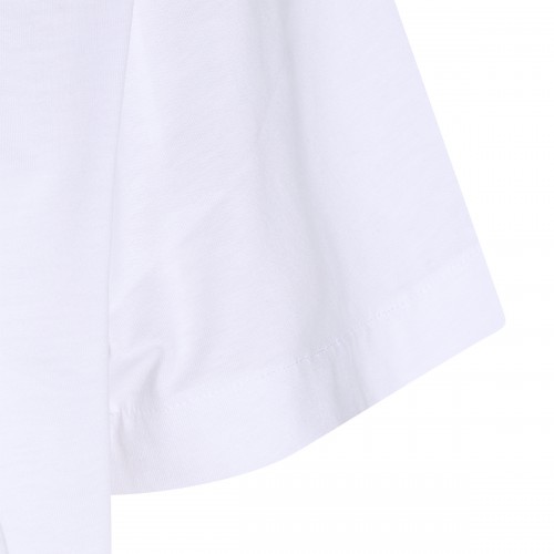 WHITE COTTON T-SHIRT