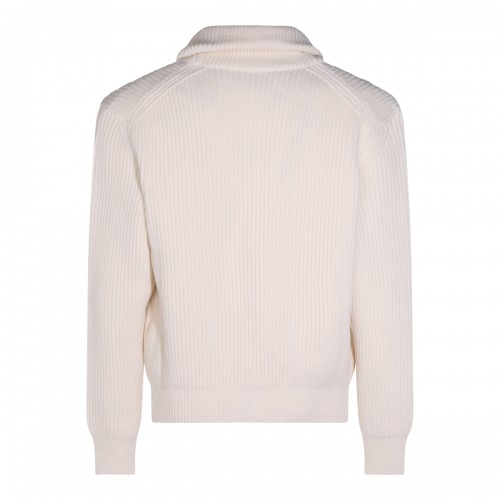 IVORY WOOL CARDIGAN 2