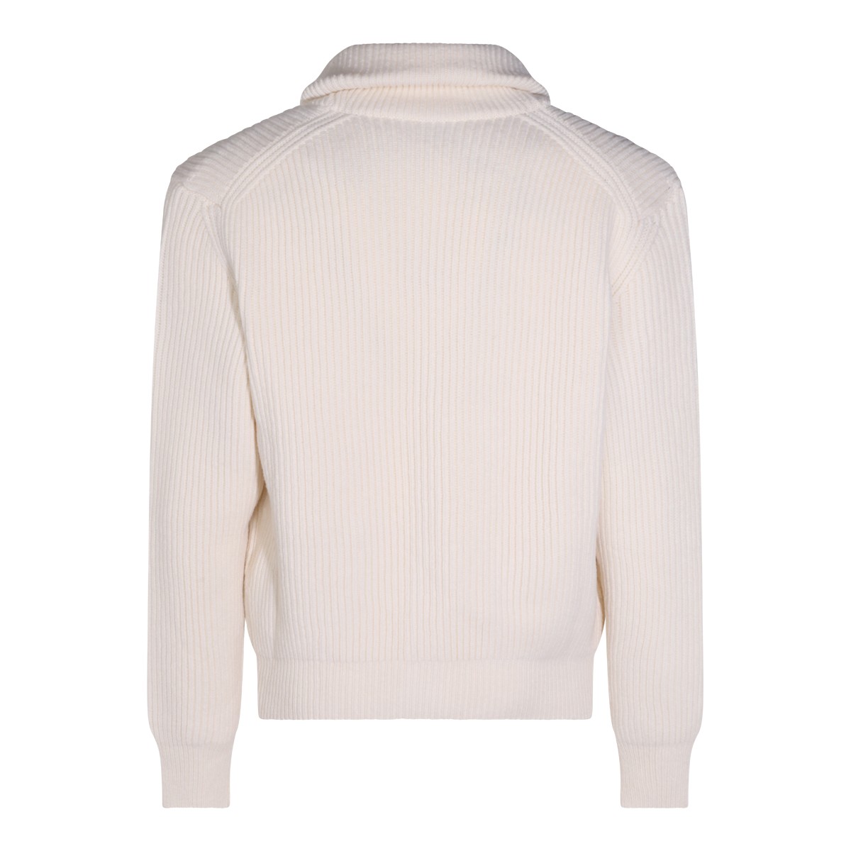 IVORY WOOL CARDIGAN