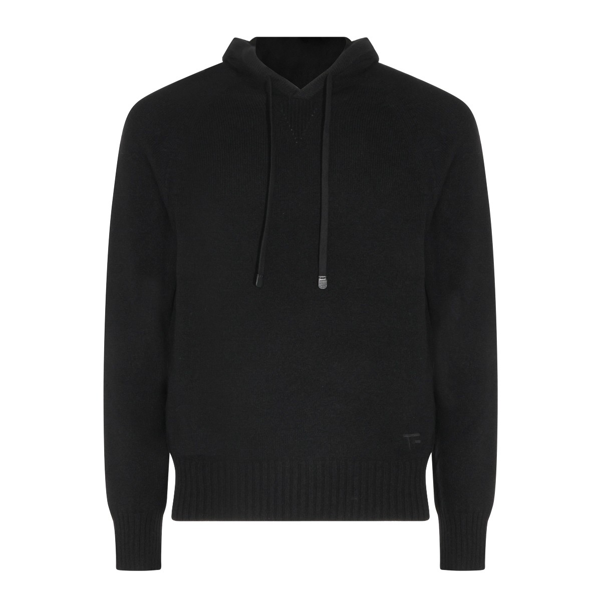 BLACK COTTON SWEATSHIRT