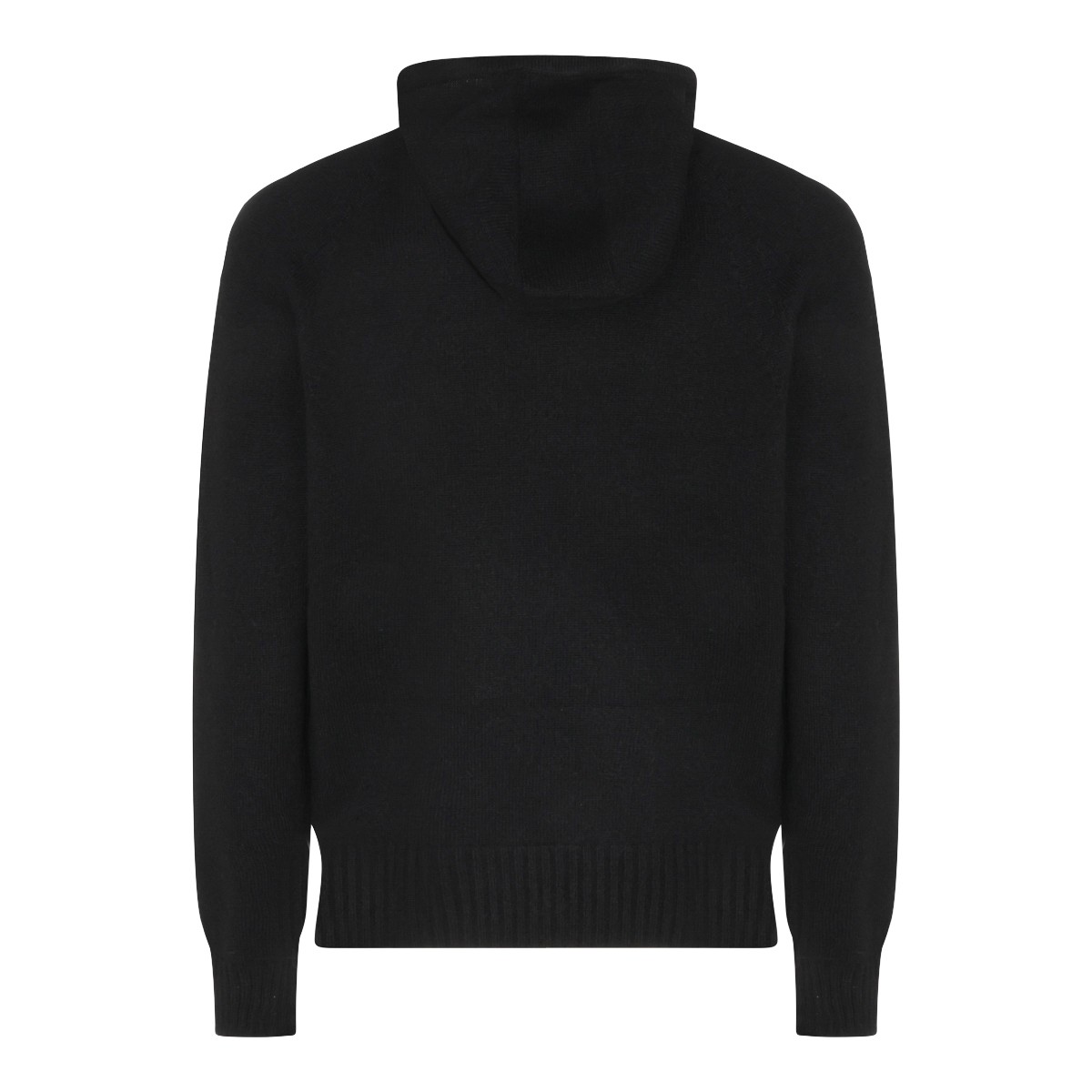 BLACK COTTON SWEATSHIRT