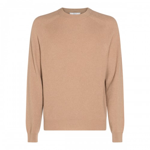 CAMEL CASHMERE SWEATER