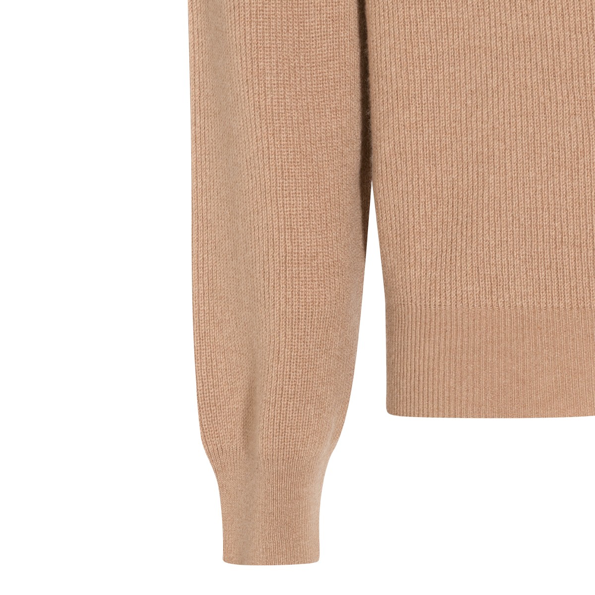 CAMEL CASHMERE SWEATER