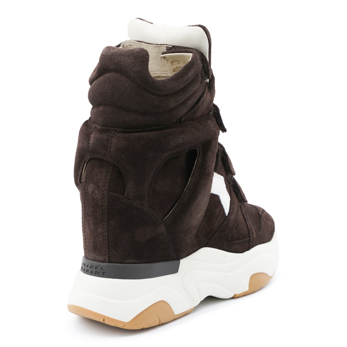 CHOCOLATE AND MILKY WHITE LEATHER...