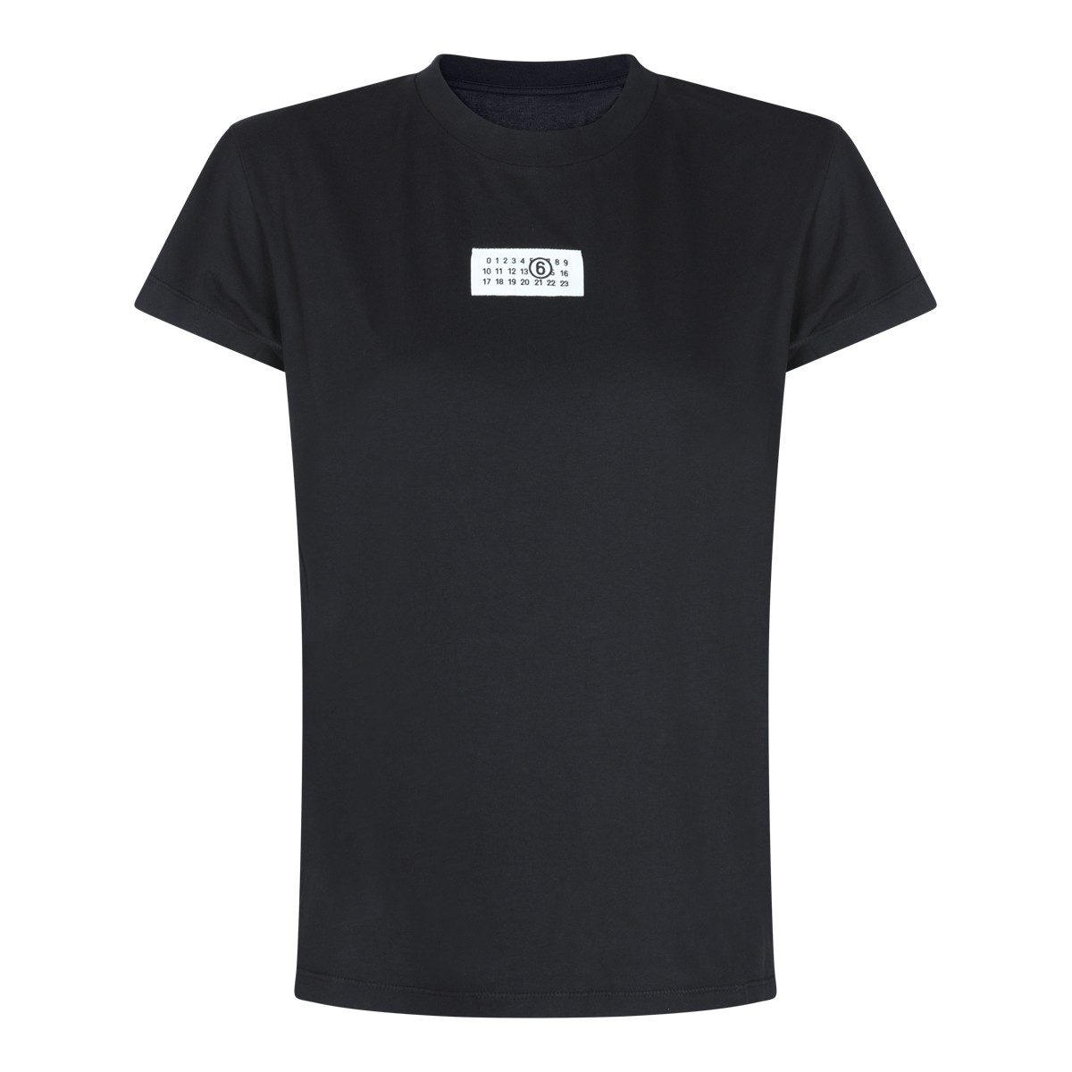 BLACK COTTON T-SHIRT