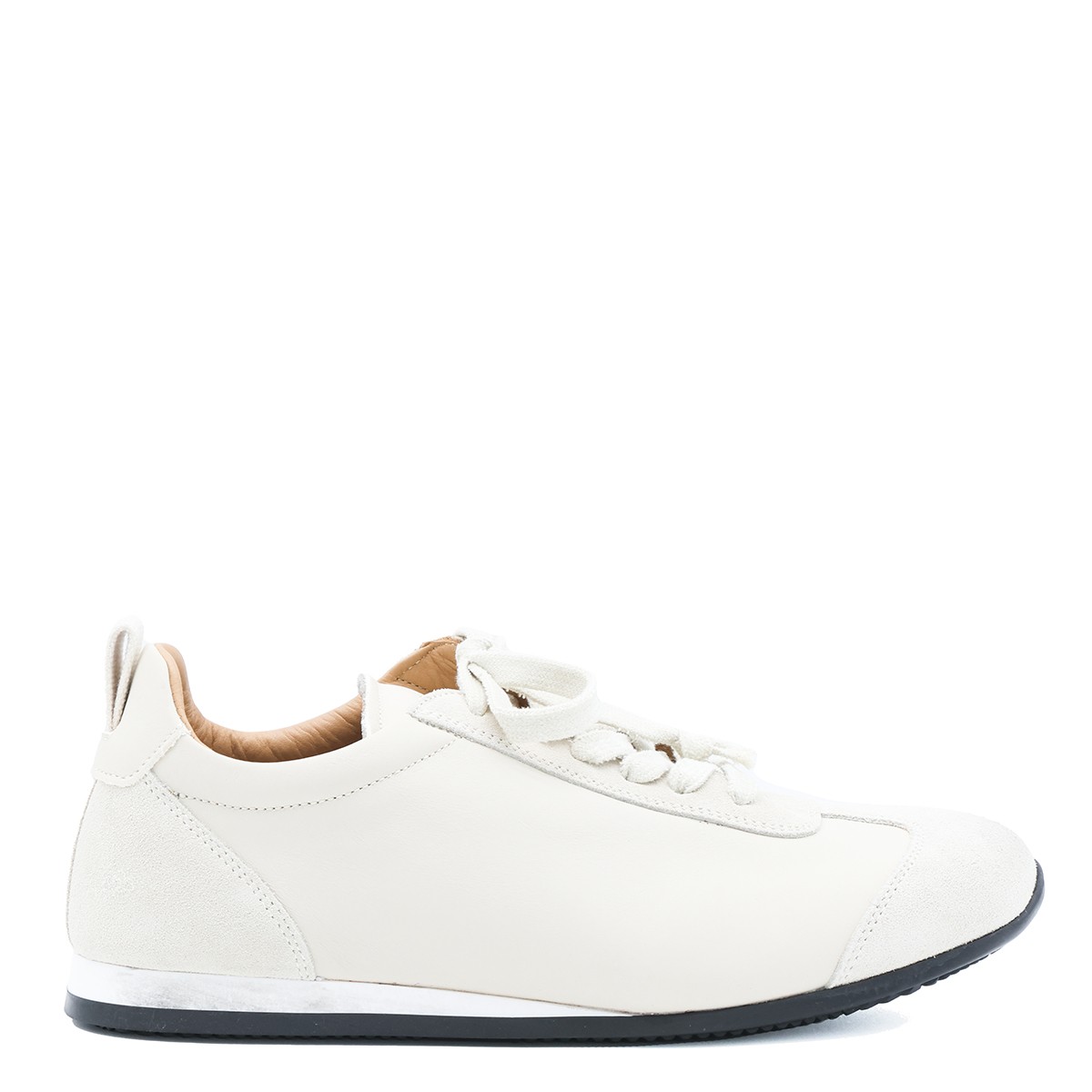 OFF WHITE LEATHER SNEAKERS